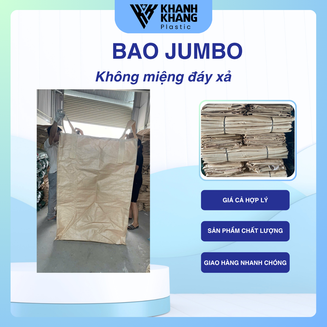 Bao Jumbo không miệng đáy xả - KT: 90x90x120cm
